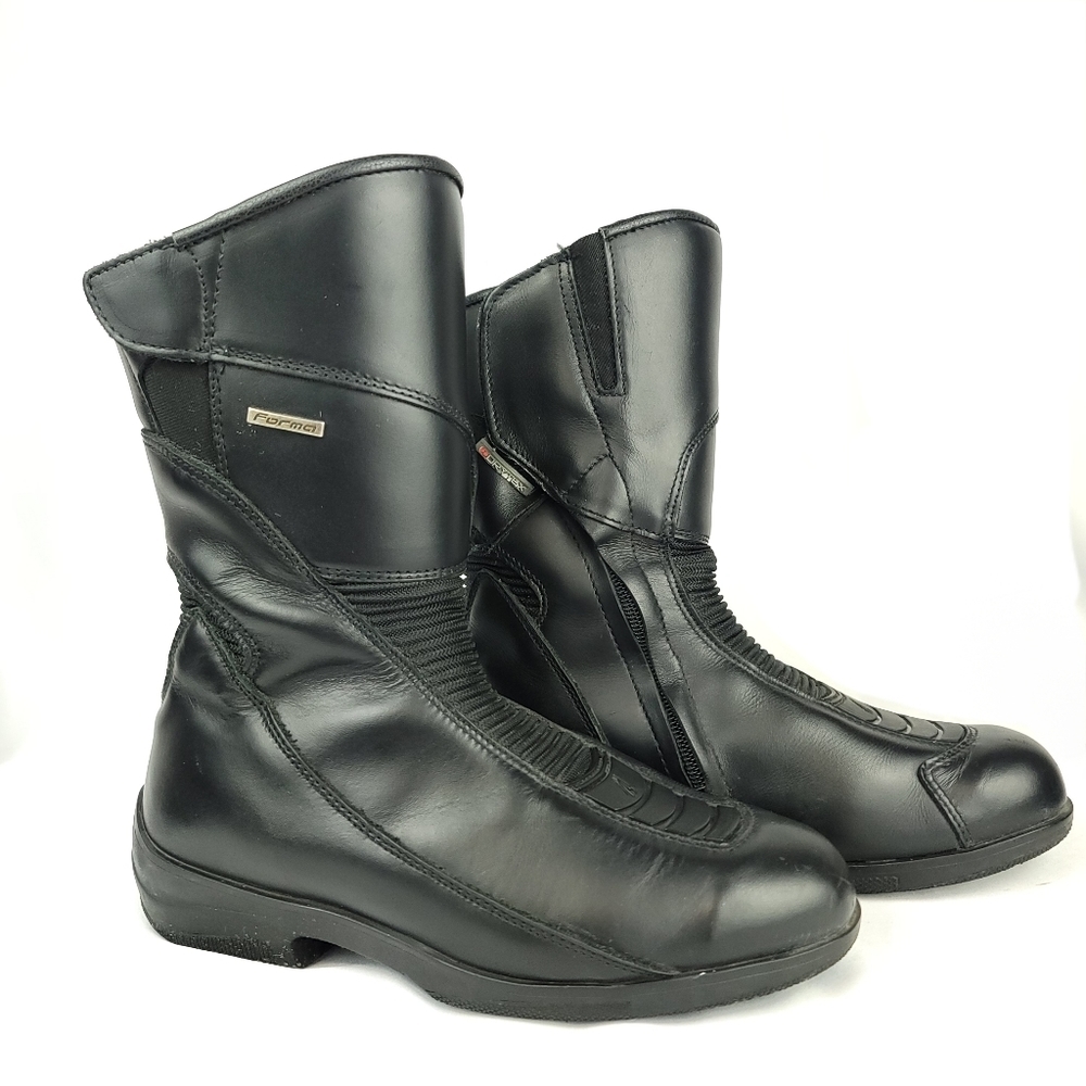 EUC FORMA US7 Leather Waterproof Drytex TPU Flex Zone Padded Touring Boots